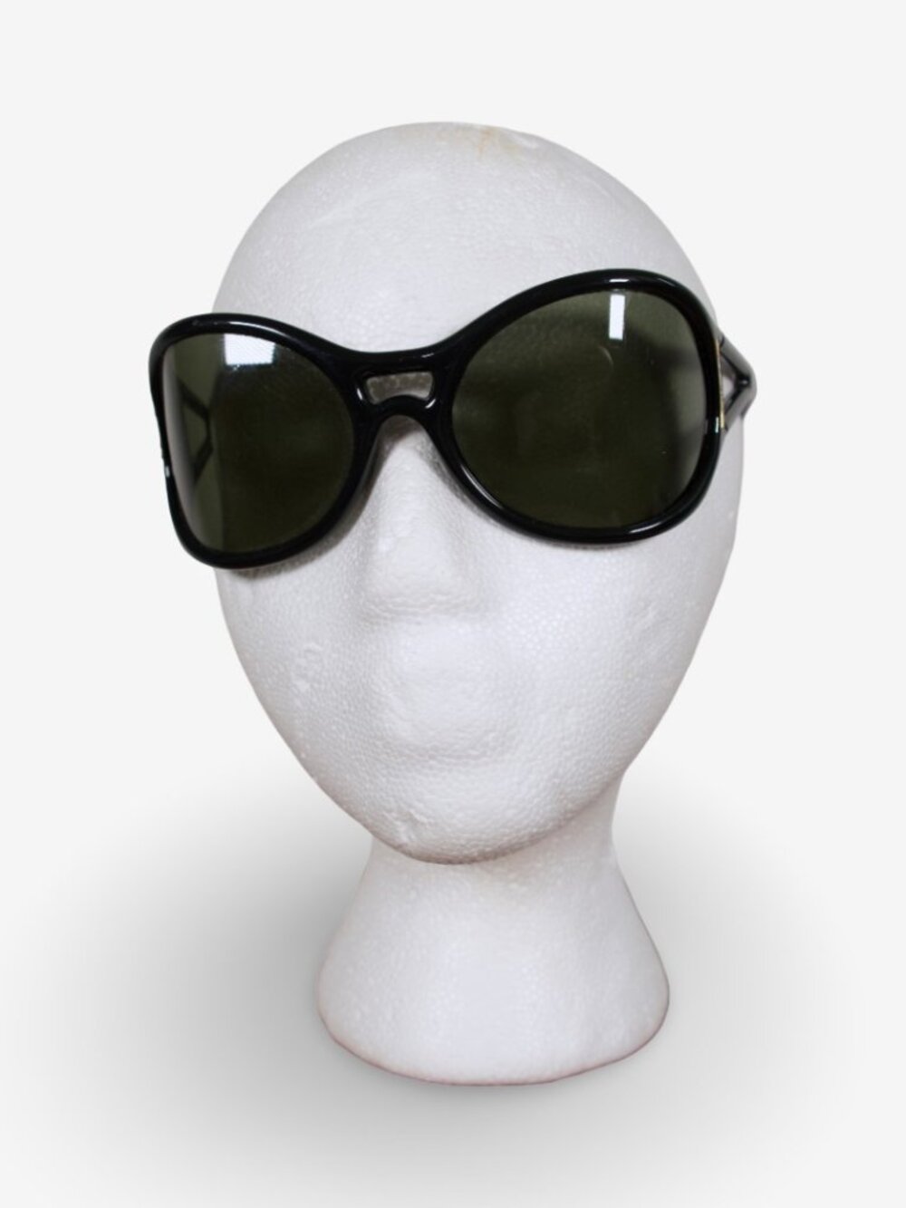 Y2K Jee Vice Exquisite Wrap Around Made in Italy Black Sunglasses
